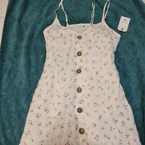 Billabong Floral Spaghetti Strap Dress Medium
